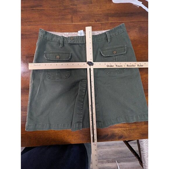 Bob Timberlake Women's Skirt 12 Green with Pockets - Picture 6 of 6